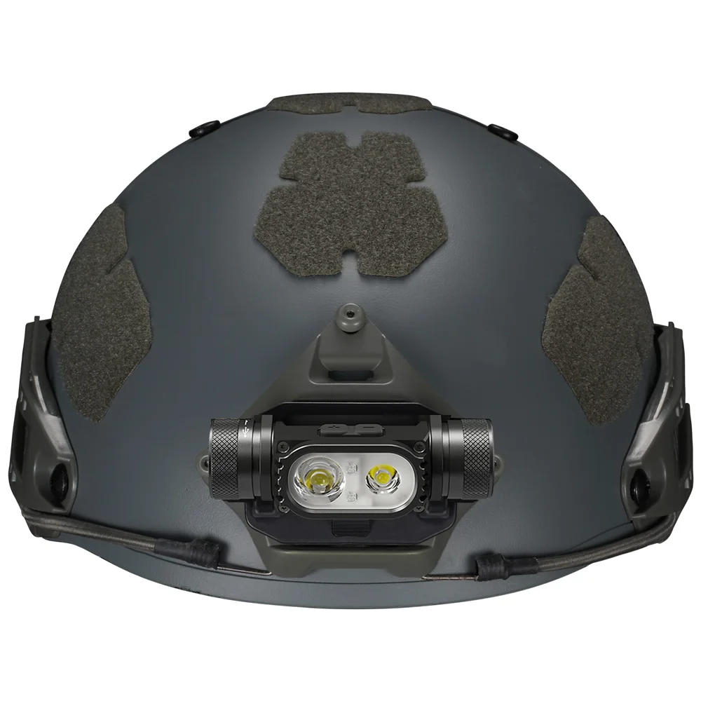 Imagem -02 - Nitecore-genuine Recarregável Capacete Leve Alto Desempenho Feixe Duplo E-foco 2xled 18650 Bateria Usado para Camping ao ar Livre Hc68m 2000lms