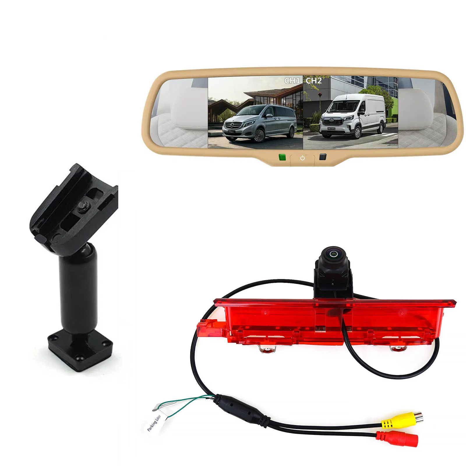 AHD720p Reverse View 3rd High Level Brake Light Reversing Camera Kit with 6.86