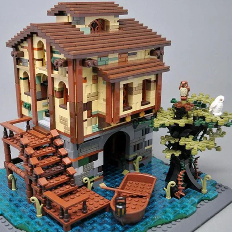 

Строительные блоки Moc, модульный болотный знак с видом на улицу, технические кирпичи, сделай сам, сборка, строительные игрушки для детей, праздничные подарки