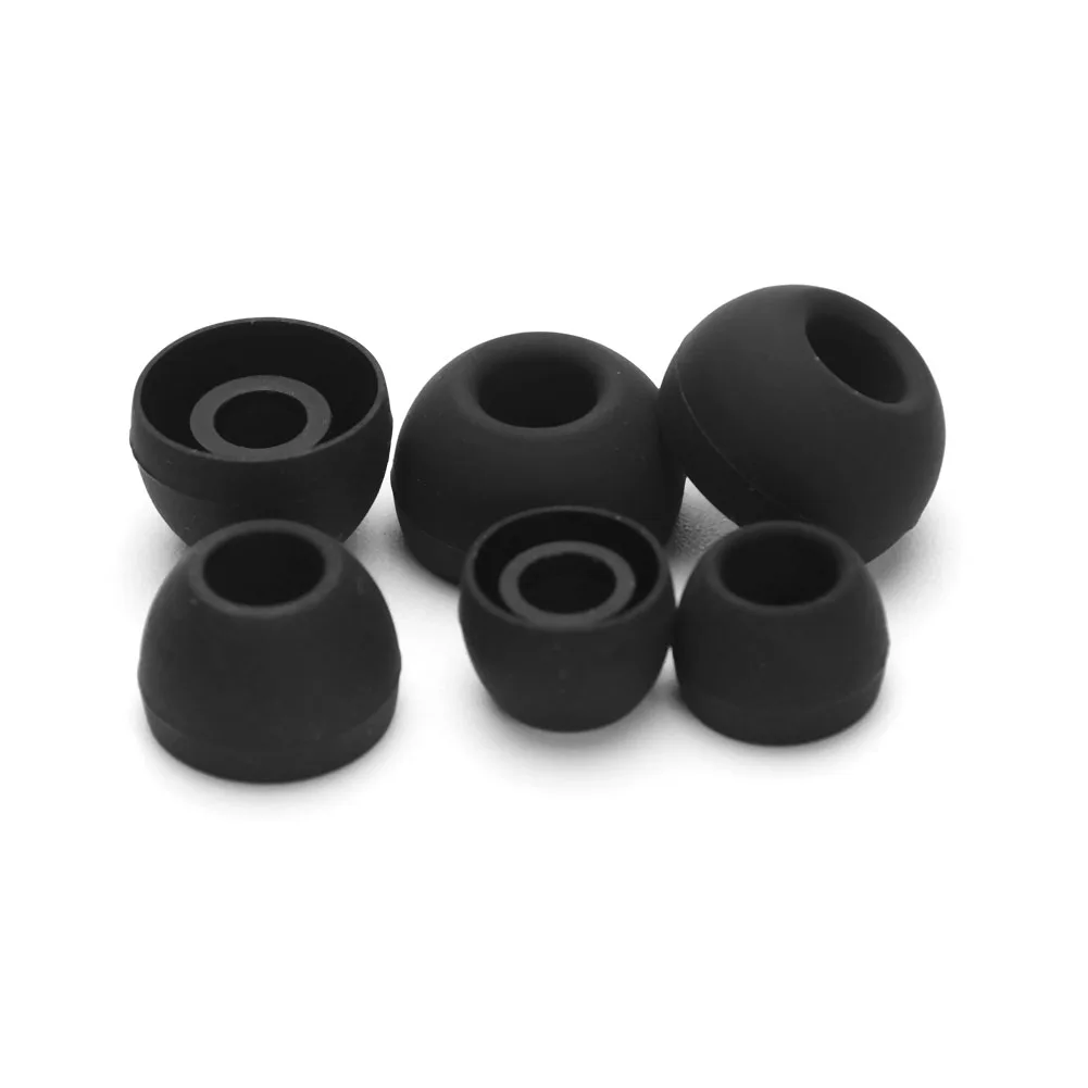 3 пары (6 шт.) L M S насадки-вкладыши с шумоизоляцией, силиконовые насадки для ушей, удобные сменные насадки для наушников KZ