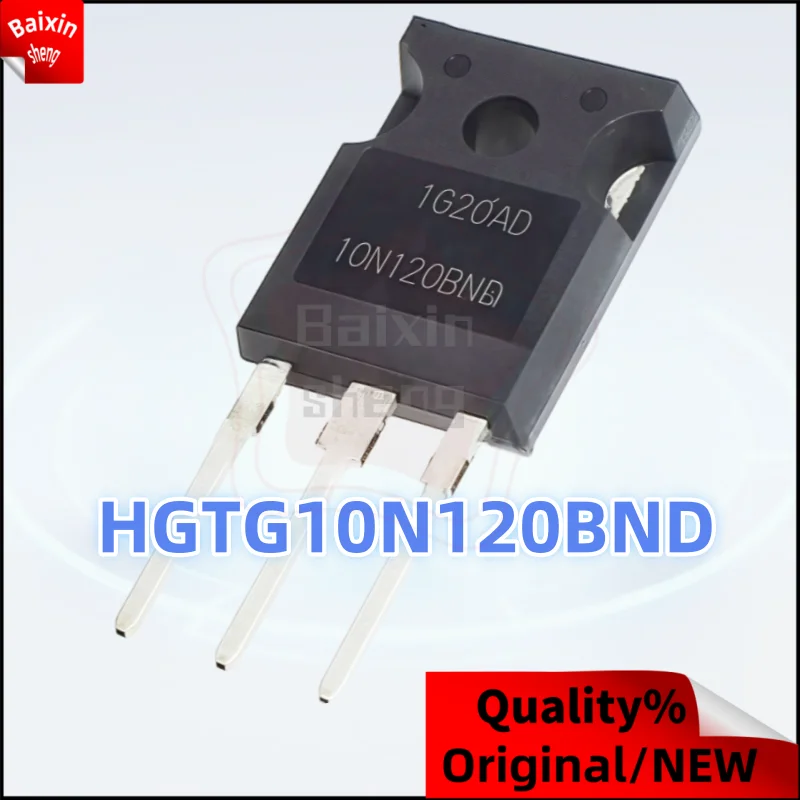 

10PCS New high quality HGTG10N120BND 10N120BND TO-247 1200V/10A MOSFET