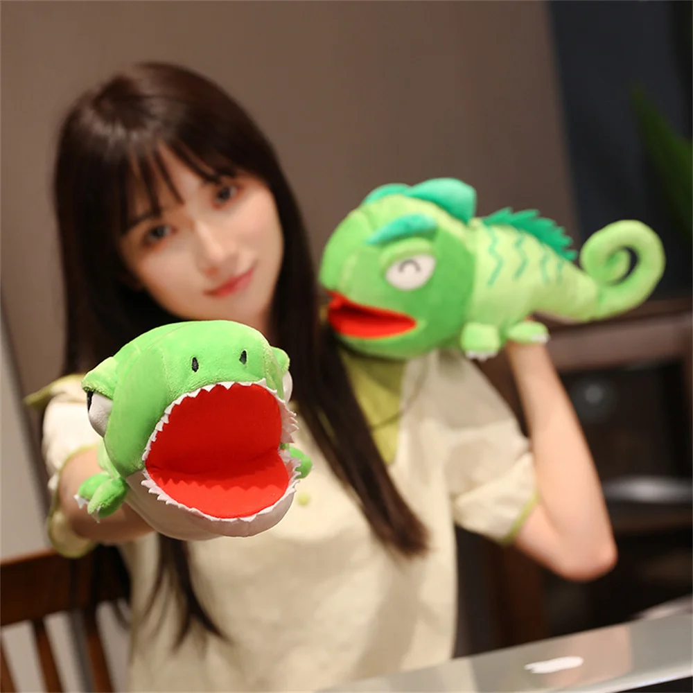 Stuffed Plush Animals Toys Hand Finger Story Puppet Kawaii Octopus Penguin Clown Fish Dolls Educational Toys Kids Birthday Gift