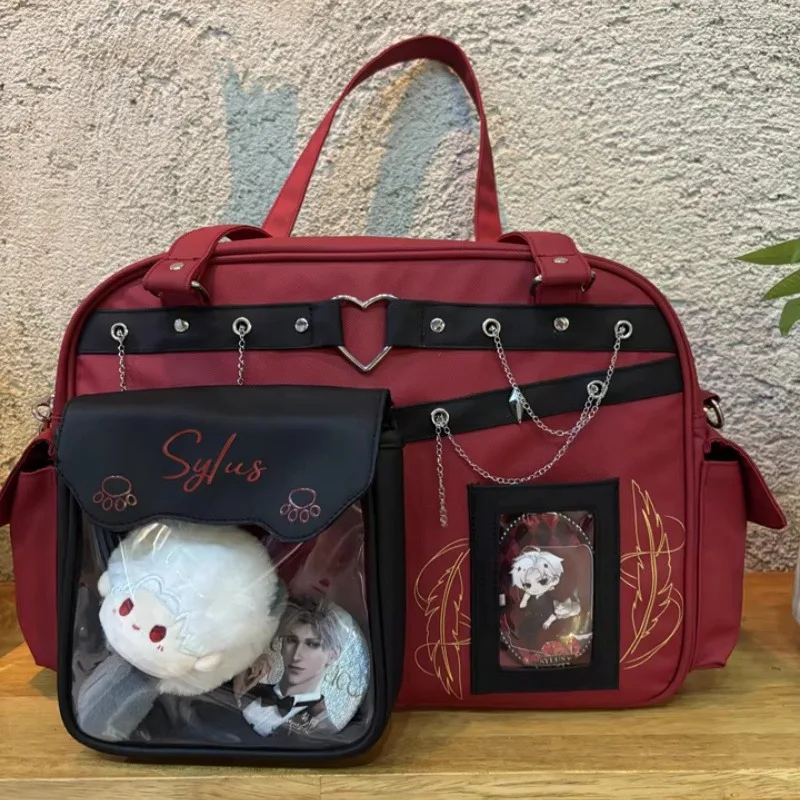 حقيبة كروس جديدة من Love and Deepspace Sylus Itabag بكتف واحد محمولة بسعة كبيرة للتنقل هدية مذهلة للفتيات
