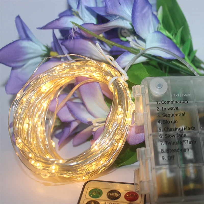 LED String Light Warm White Outdoor Waterproof For Christmas Wedding Party Decoration