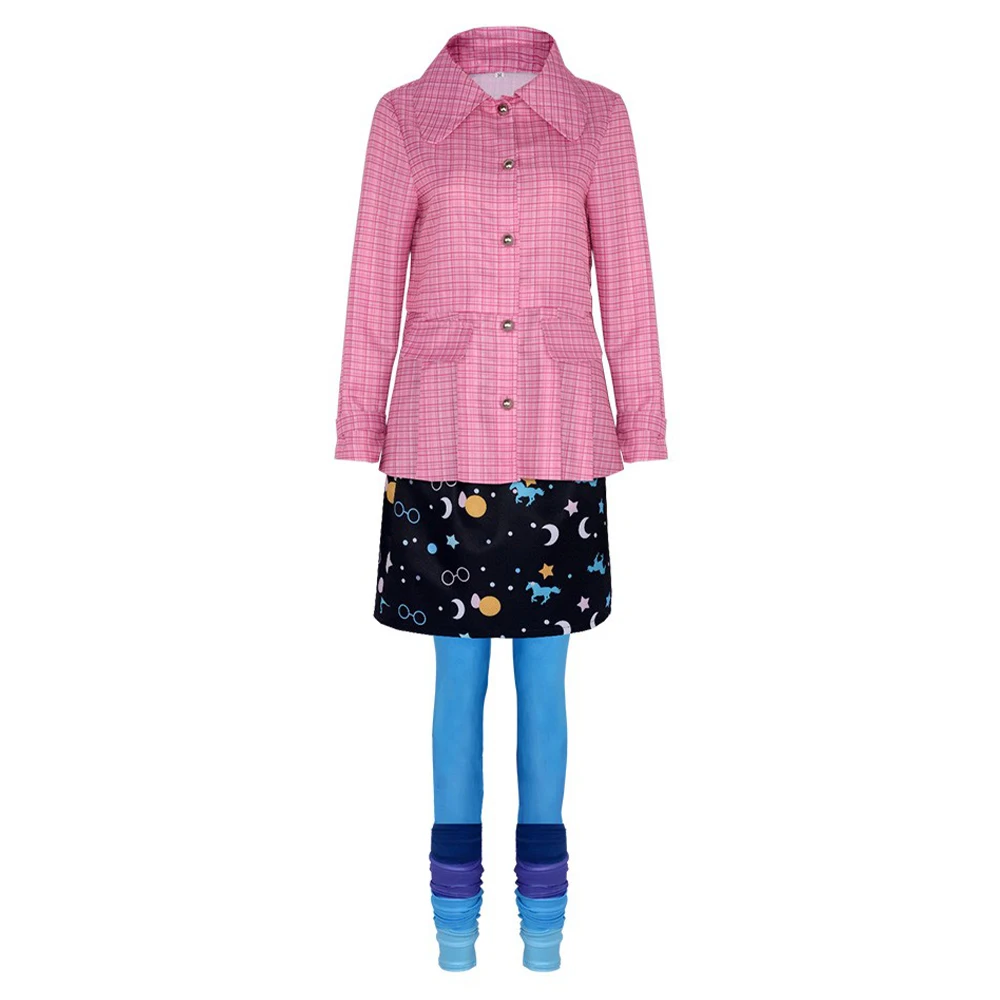 Disguise Luna Cosplay Costume Eyewear Lovegood Uniform Coat Skirt Pants Women Clothing Outfits Halloween Carnival Dress Up Suit view 2