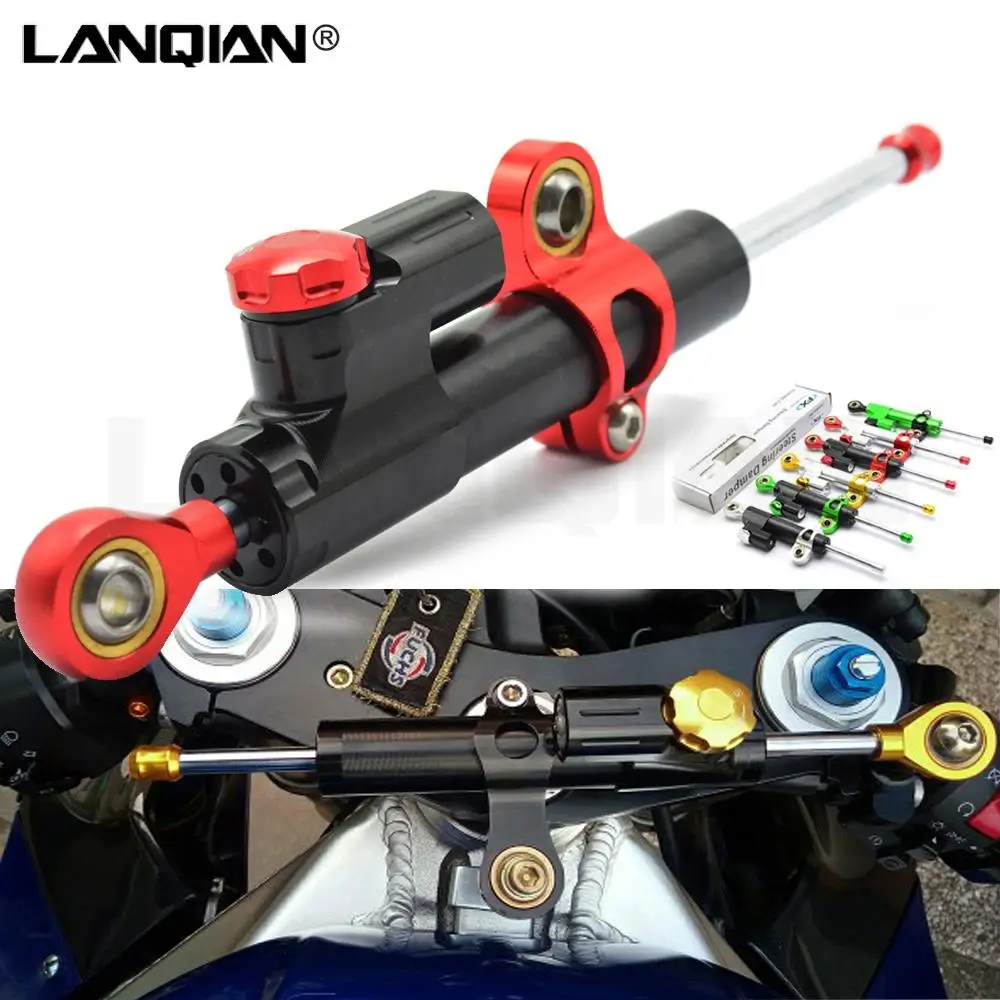 For Kawasaki ZX1400/ZX14R/ZZR1400 Z1000 Z1000SX/NINJA 1000 CNC Motorcycle Damper Steering Stabilizer Moto Linear Safety Control