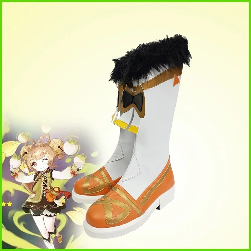 Sapatos personalizados Genshin Impact Game para mulheres, Botas Cosplay, Novo