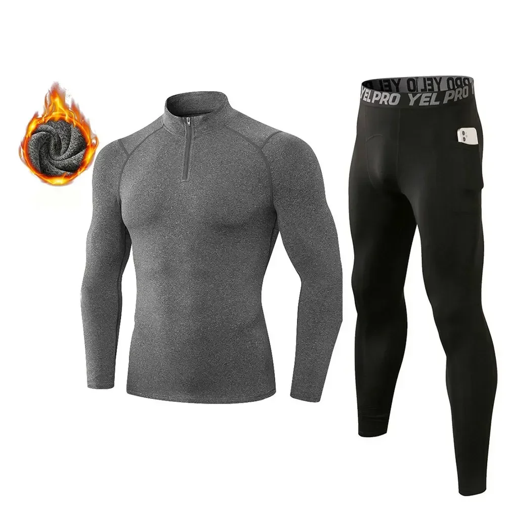 

Underwear Thermal Compression Thermo Rashgard Warm Long Fleece Men Fanceey Kit NEW Winter Clothing Johns