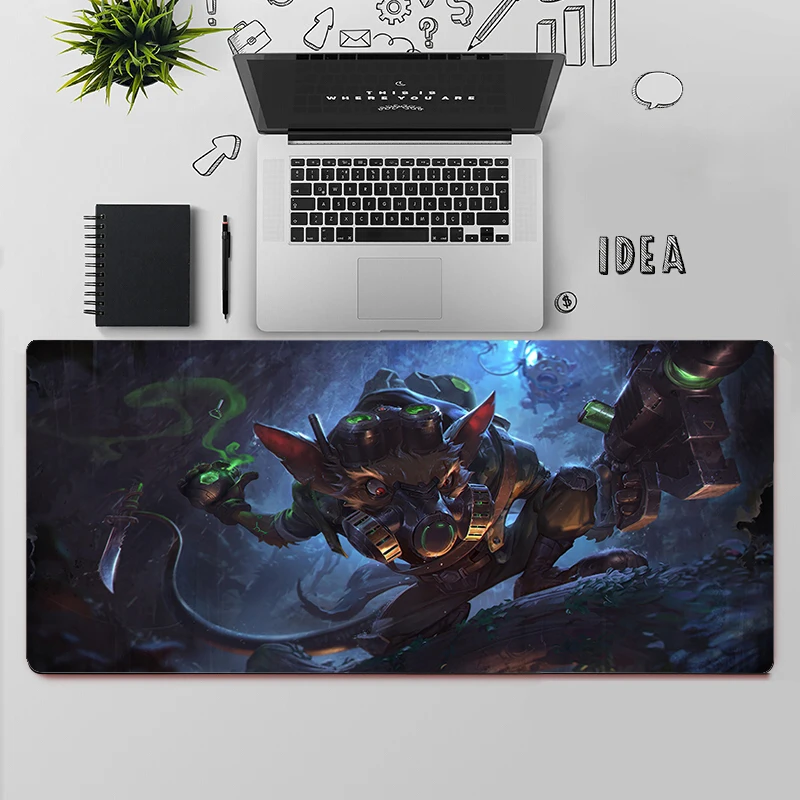 League of Legends Twitch Gaming Mouse Pad Large Mouse Pad PC Gamer Computer Mouse Mat Big Mousepad Keyboard Desk Mat Mause Pad