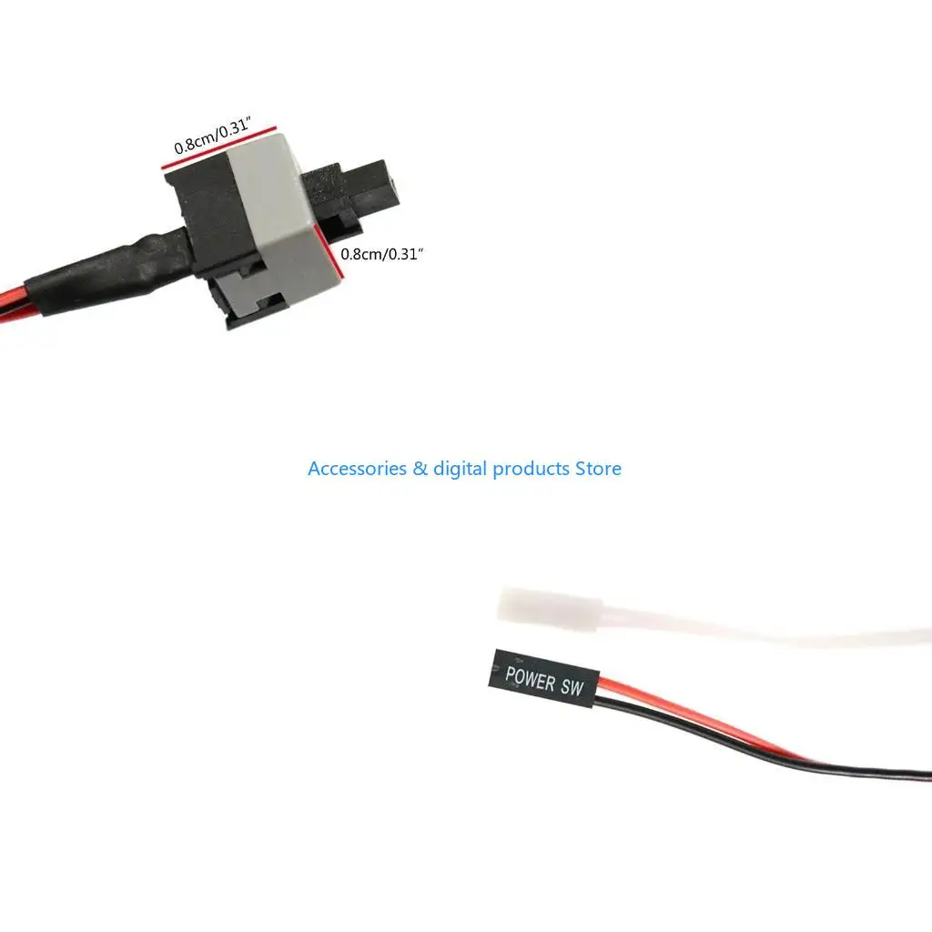 77JD Push Button Switch 1M/2M/for 3M ATX Computer Motherboard Power Cable Original On/Off/Reset Cable Cord