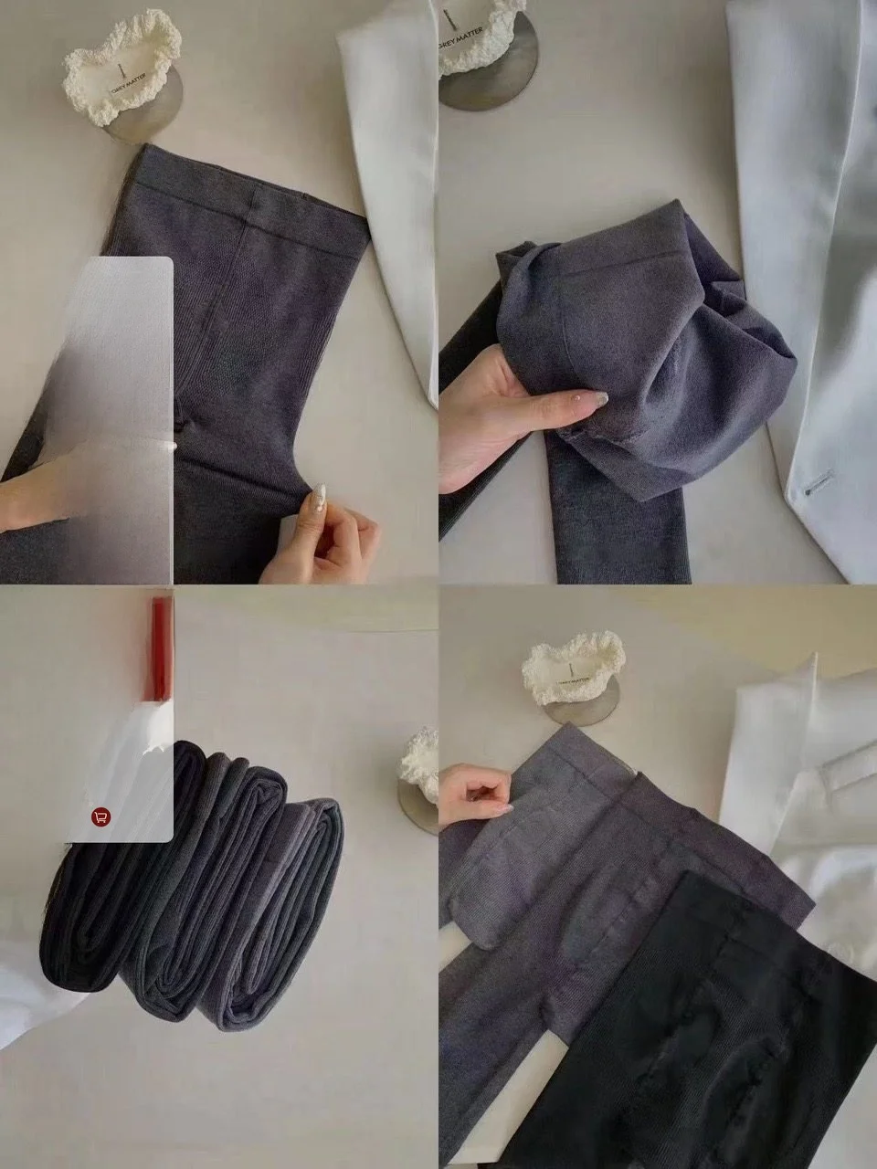 

Thi Warm Base Layer Pants Stoings Deep ey Practical All-Match Women's High Waist Long Leggings Casual Nylon Spandex