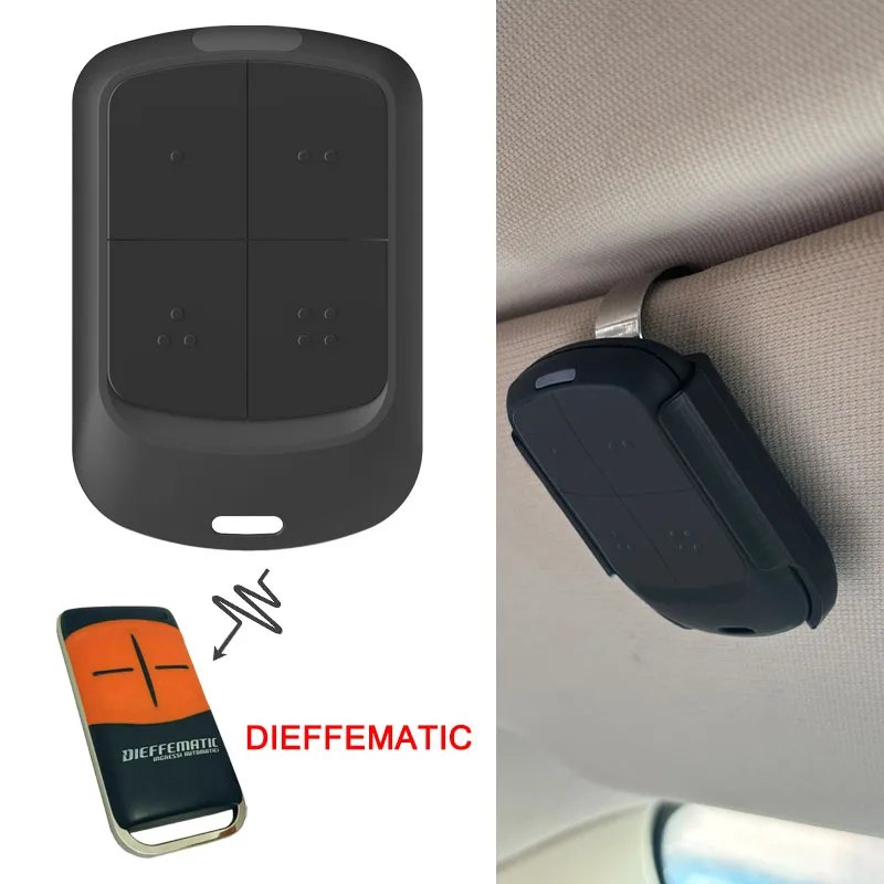 For DIEFFEMATIC EQUO-PLUS Garage Door Remote Control Garage Door Opener 433.92MHz Rolling Code
