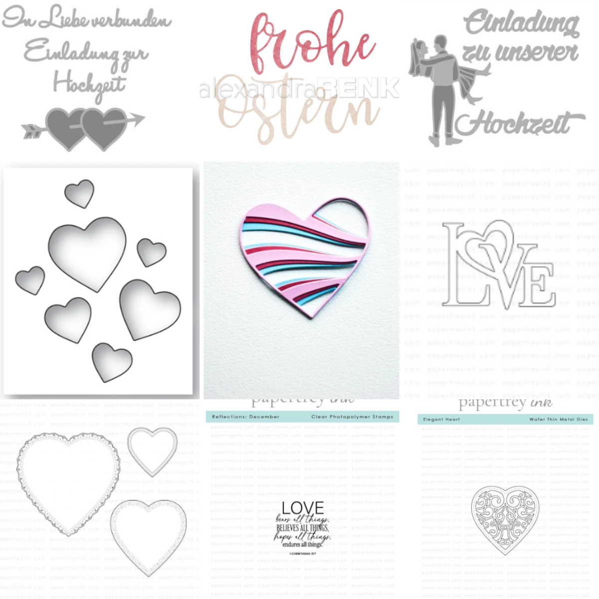 Love Wears the Heart Stamps 2026 New Cutting Dies For Craft Embossing Make Paper Greeting Card Making Template DIY Handmade