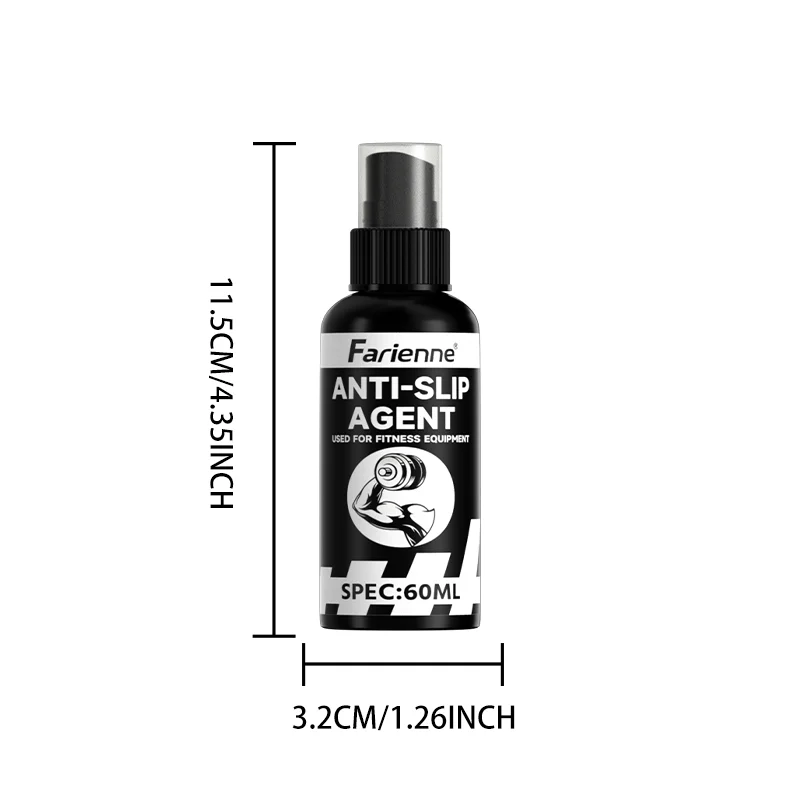 60Ml Anti-Slip Agent Spray, Sweat Proof Grip Enhancer For Weightlifting, Golf, Badminton, Pole Dance, Rock Climbing, All Sports view 6