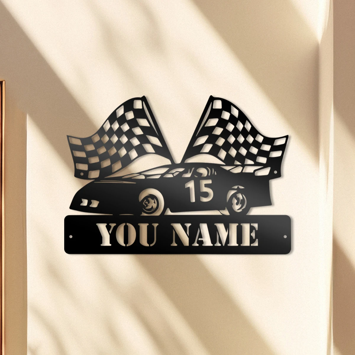 

1pc hot sale Wild racing Personalized Text Iron Wall Signs Metal Wall Plaque For Kids Rooms Diy Home Decoration