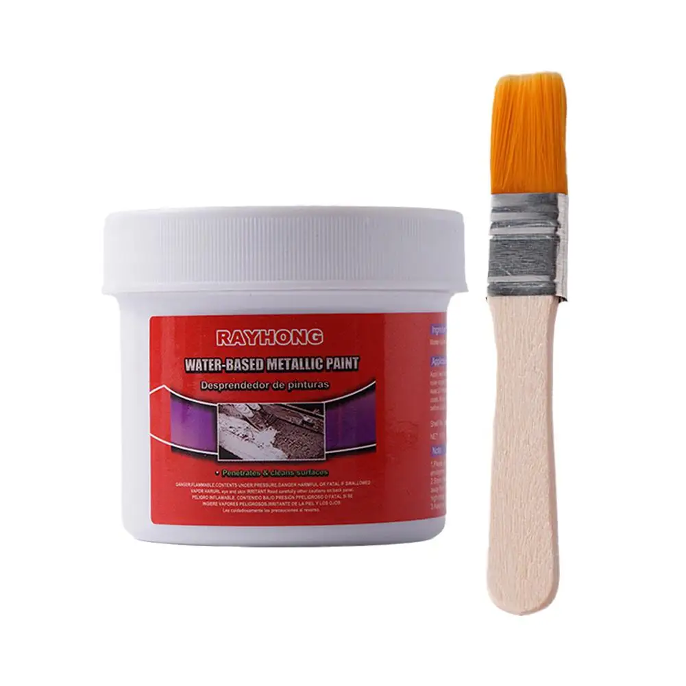 100g Multi-purpose Car Anti-rust Primer Chassis Rust Paste Gel With Converter Rust Rust Metal Remover Brush Iron R1y2