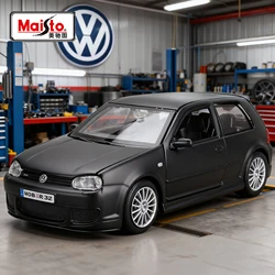 Maiisto-Carro Modelo Em Escala Miniatura Para Crianças, Volkswagen VW Golf R32, Carro Em Liga, Diecasts E Veículos De Brinquedo, Escala 1:24