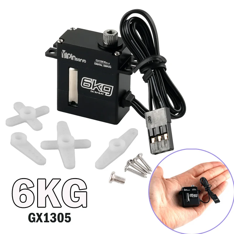 

New 1PCS/4PCS 6Kg Micro Digital Servo 180/270 Degree Coreless Motor Metal Gears Servos DIY Toys Parts For Rc Robot/Car Model