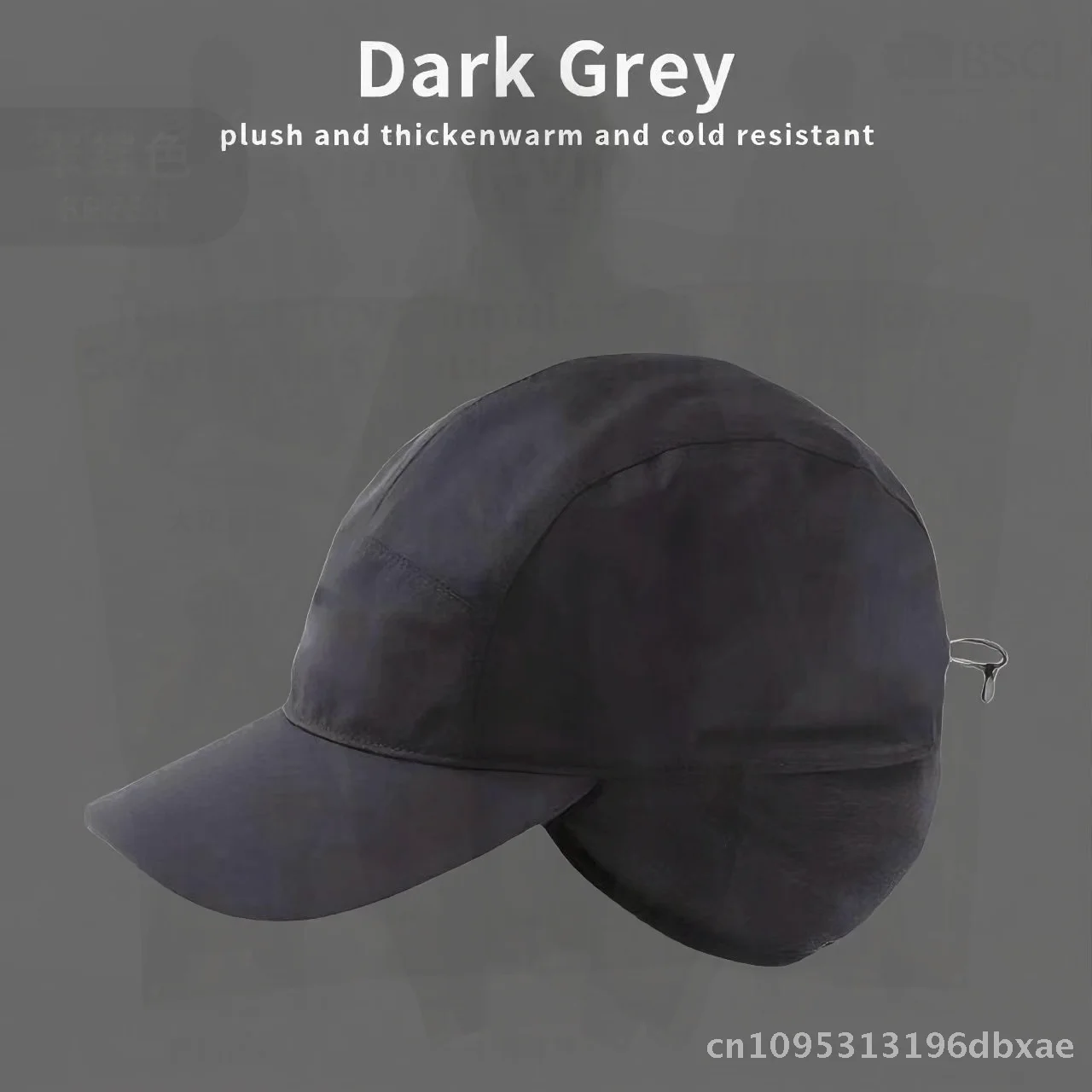 

Теплая шапка унисекс на флисовой подкладке со складными ушками Gtx для зимних видов спорта на открытом воздухе, водонепроницаемая ткань, повседневный стиль для мужчин и