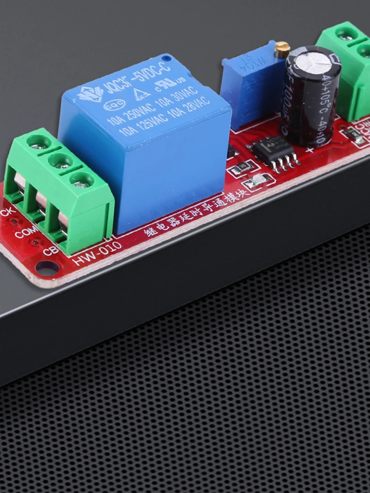 Moduł przekaźnika czasowego opóźnienia NE555 0~10S Regulowany moduł wyłącznika czasowego 5/12V Generowanie impulsów Cykl pracy dla Arduino