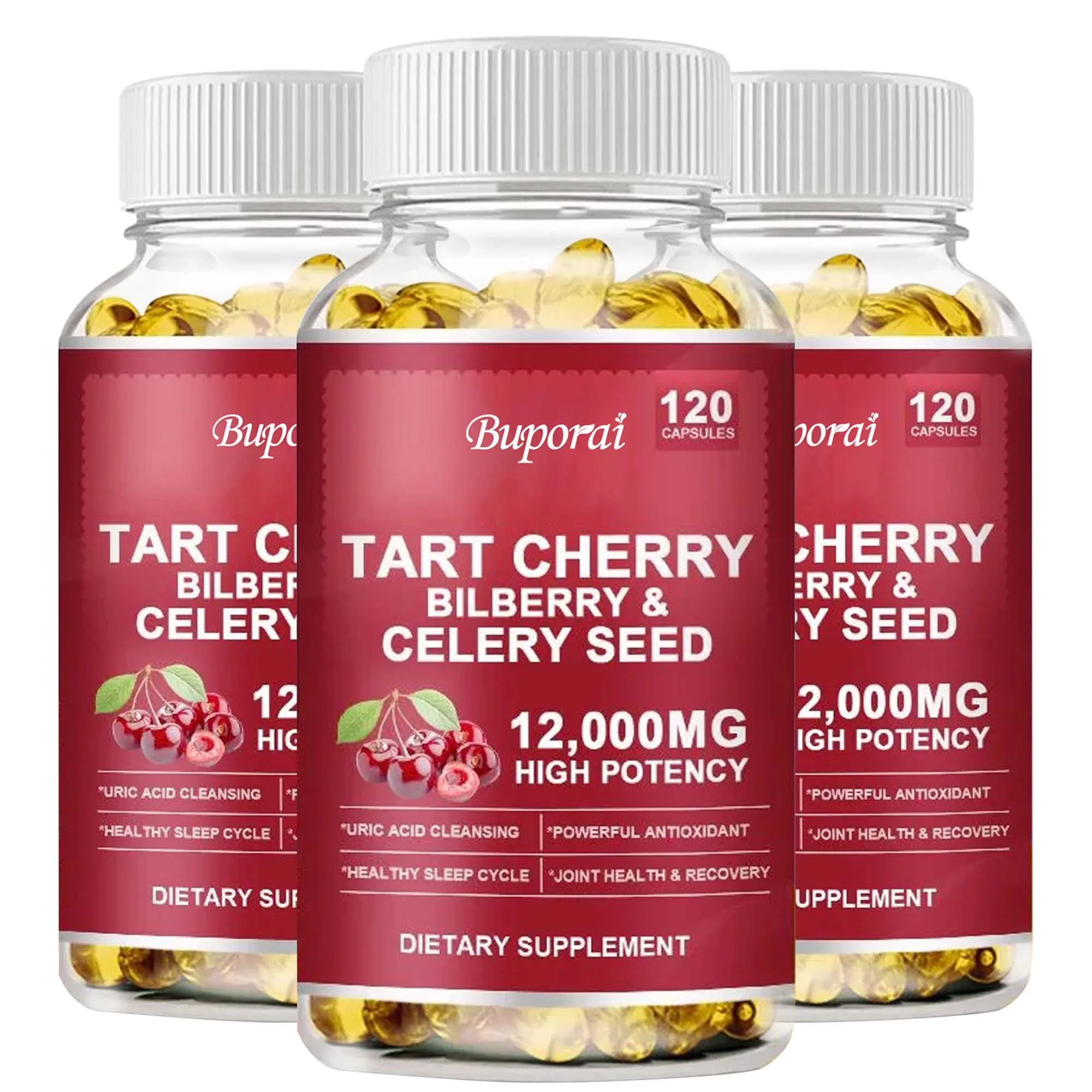 Tart Cherry - Promotes Uric Acid Metabolism, Antioxidant, and Maintains Joint Health and Mobility