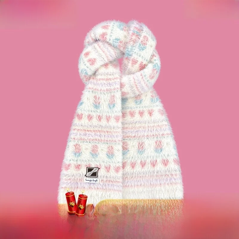 xoxogood-floral-plu-scarf-women's-winter-warm-versatile-aosphere-ne-protection-scarf-korean-sle-long-rectangle-scarf