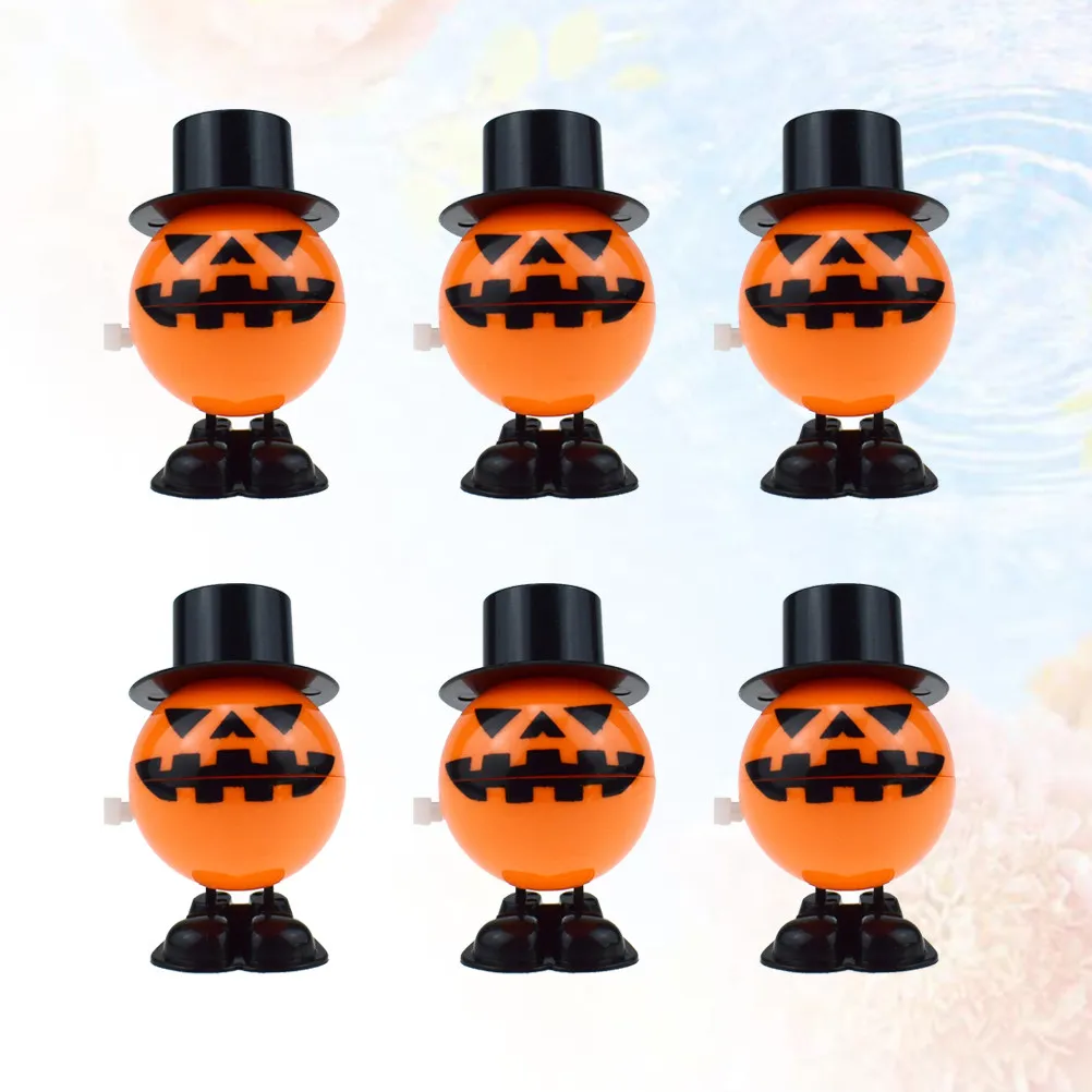 

Набор из 6 мини-игрушек-тыкв на Хэллоуин: заводные игрушки-тыквы для детей, оптом