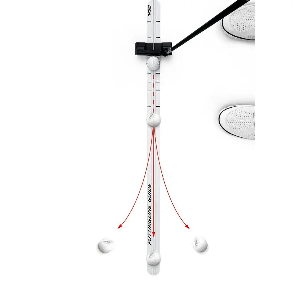 Portatile Pgm Golf Putting Line Guide Putter righello dritto leggero allenatore di guida alla traiettoria del Putter in lega di alluminio