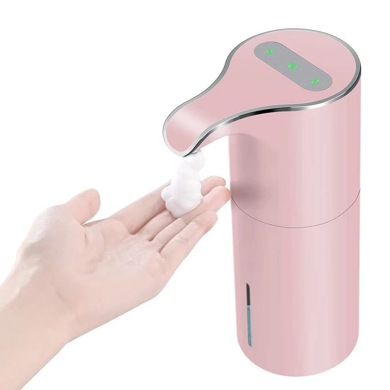 Dispensador automático de jabón sin contacto, bomba de espuma impermeable, 450ML