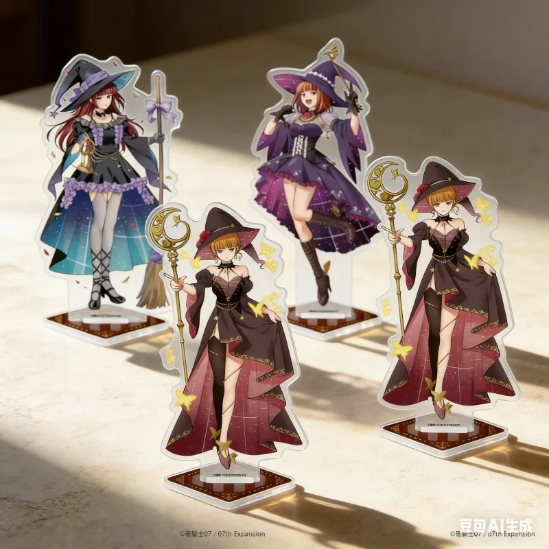 

HD Anime Umineko When They Cry figure Acrylic Stand Model Cosplay Bernkastel/Ange/Erika/Eva Ornament 15CM Toy Gift Accessories