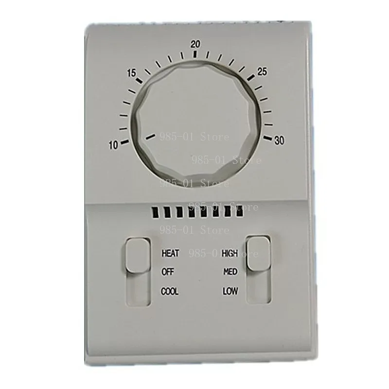 Fan Coil Unit Mechanical Thermostat Three Speed Switch For Central Air Conditioner