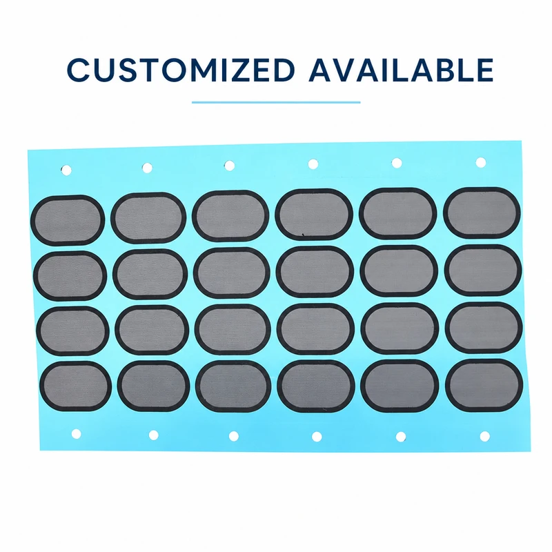 Custom Waterproof Acoustic Vent Membrane Sound Permeable Speaker Mesh Microphone membrane for TWS Earbuds Portable Audio Devices