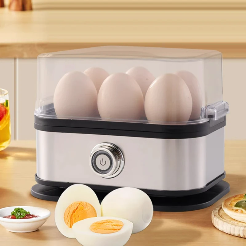 

Electric Steamer Egg Boiler 200W Automatic 6-Capacity Multi-Functional Kitchen Appliance Space Saving