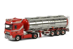 Alloy Model Toy WSI 1:50 Scale DAF XF 4X2 Tag Axle Truck Tractor Tank Transporter Truck Vehicle Diecast Toy Model 01-2325