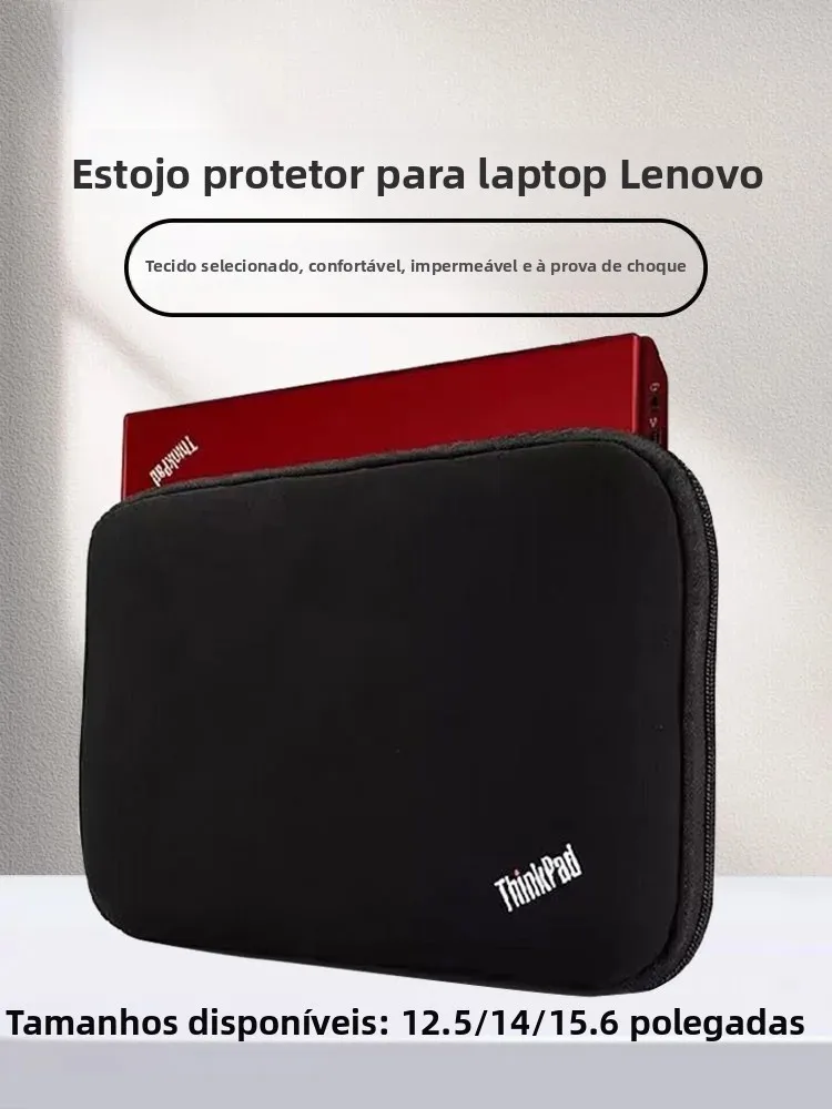 Capa Protetora Interna para Notebook   14 e 15,6 Polegadas, Dupla Face Preto e Vermelho, para Modelos T480 T490...