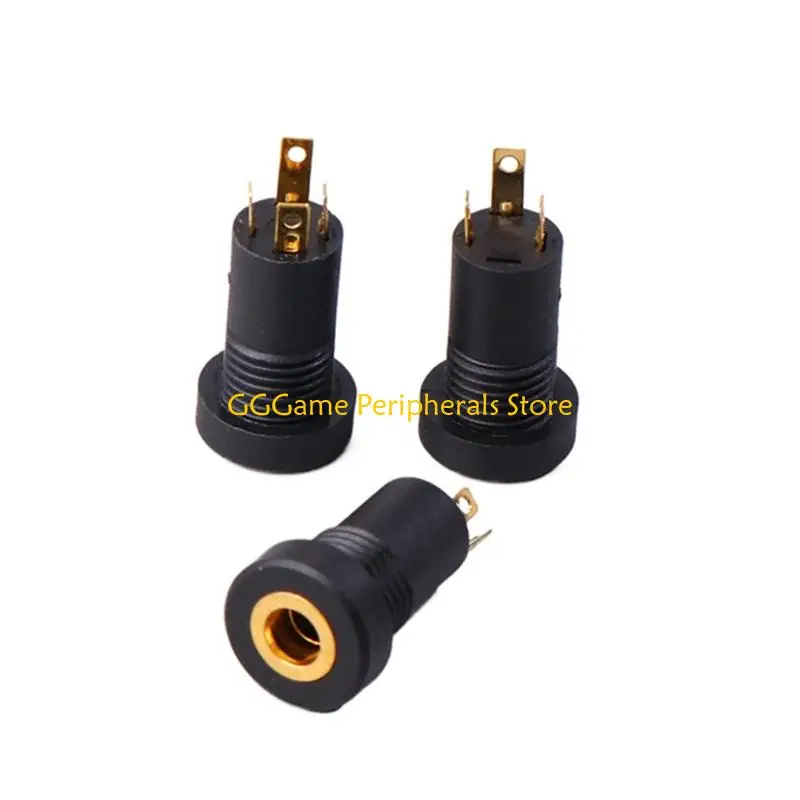 U55B 5Pcs 392A Gold Plate Music Video Input and Output Jacks for Most Devices Radio
