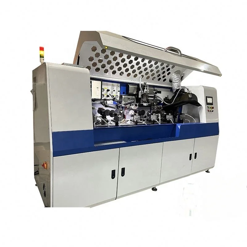 ForVodaka Whisky Wine Bottle Mass Production Automatic Screen Printer Silk Screen Printing Machine For Glass Plastic Metal