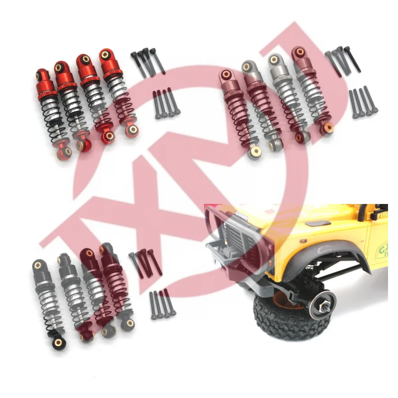 FMS 1/24 FCX24M D90 D110 simulation First generation discovery of Range Rover metal parts hydraulic shock absorber spare parts
