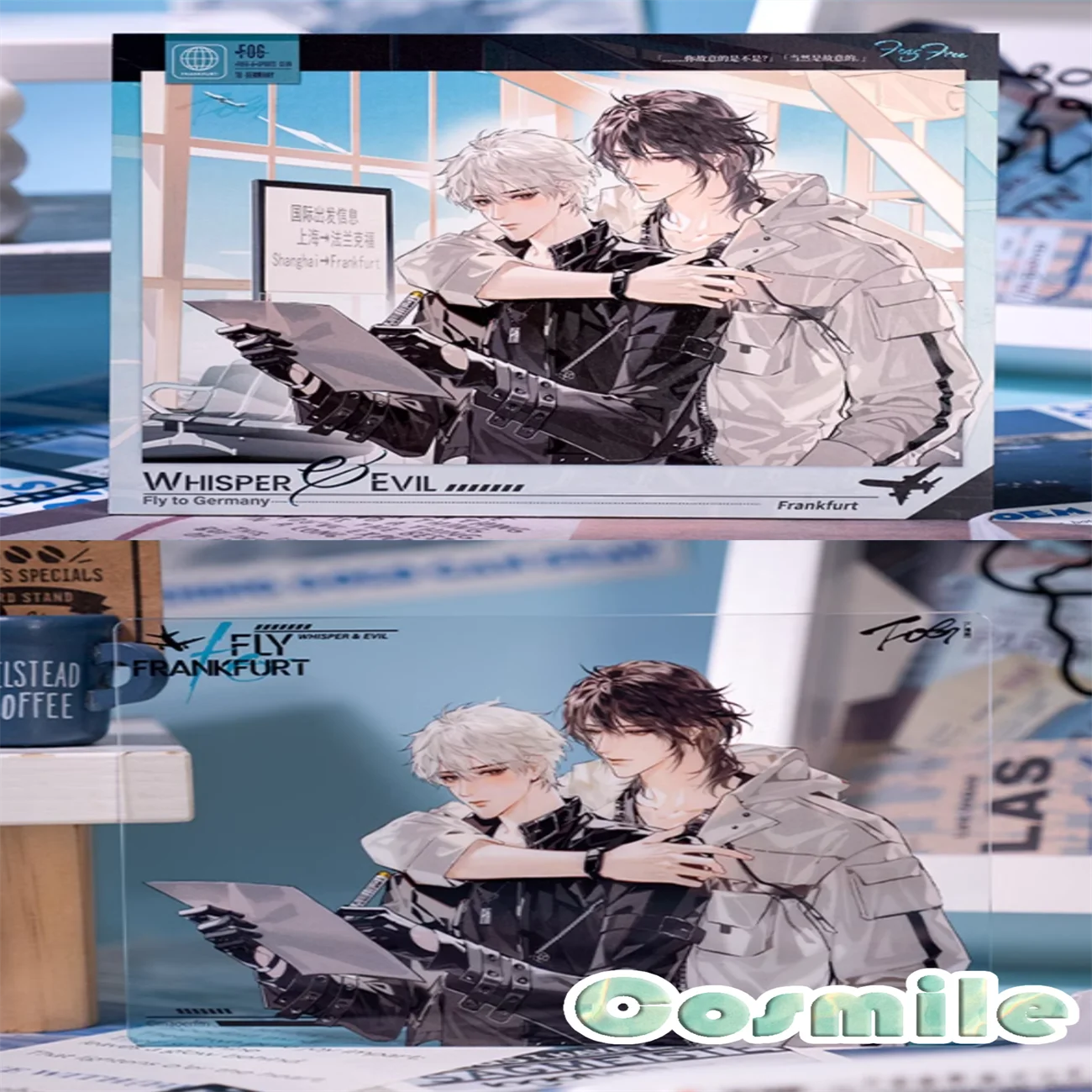 FOG E-sports Official Original Yu Sui Free Whisper Shi Luo Evil Ambiguous BL Novel Tinplate Badge Bajji Acrylic Stand FM