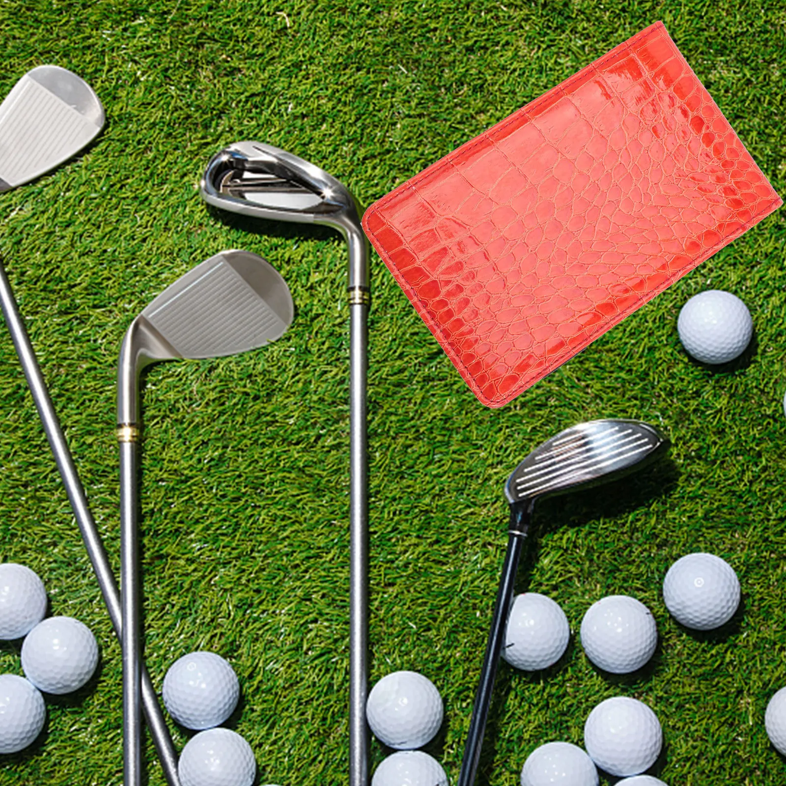 

Golfing Scorecards Book Premium PU Material Black Color Practical Long Lasting Best Gift for Golfers Scorebook