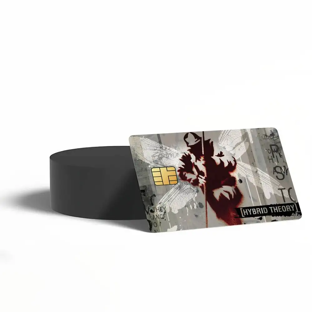 Band L-LInkIn P-PaRk-K Poster Credit Card Skin Stickers for Bank Access Protective Film Cover Sticker Surprise Gift