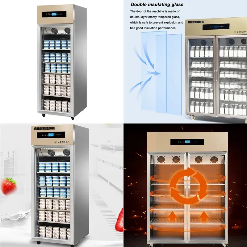 Large Commercial Fully Self Fermentation Equipment Milk and Yogurt Making Machine with Core Motor Components
