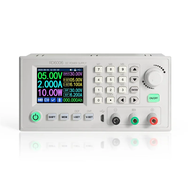 

RD6006W Digital Control Power Supply Buck Converter 60V 6A DC Voltage Step Down Power Supply Regulated Module