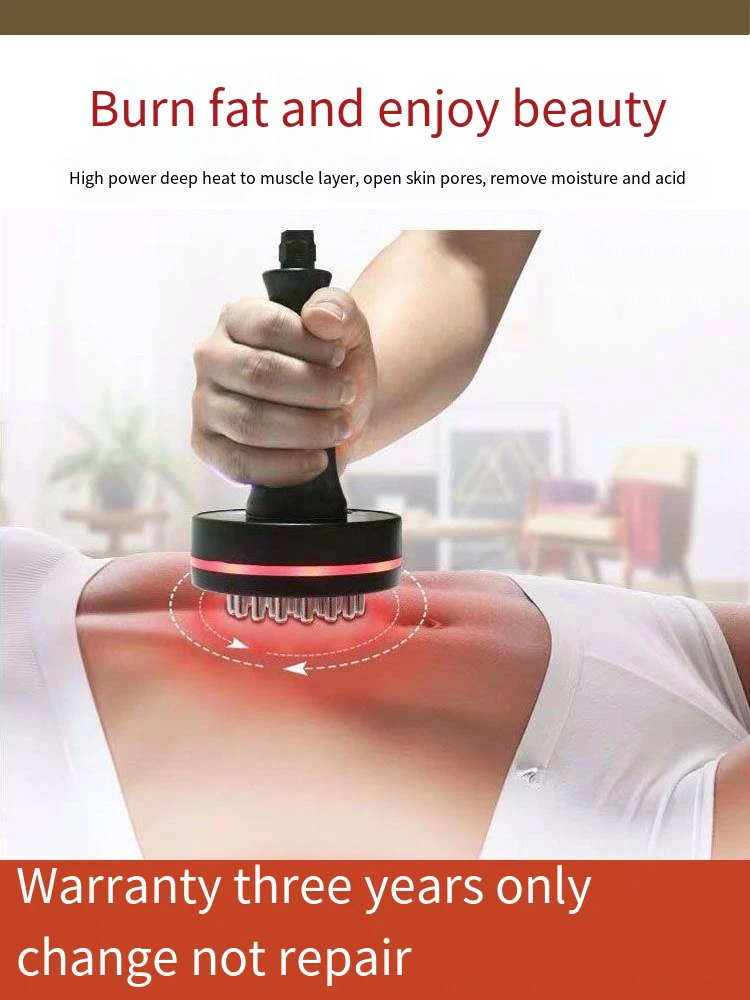 Electric Scraping Lymphatic Cupping guasha Device Therapy Massager Body Relaxation Stimulate Acupoints Detoxification Machine