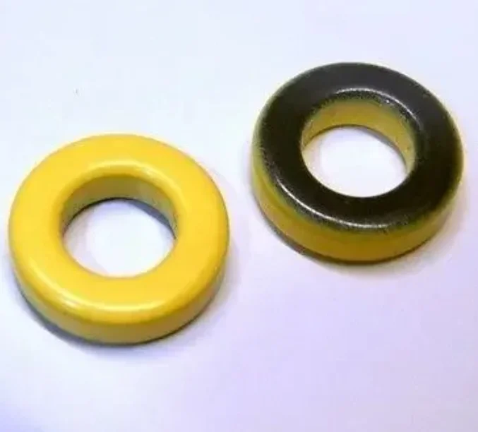 5Pcs T37-6 Magnetic Ring Micrometals Toroid HF QRP-image