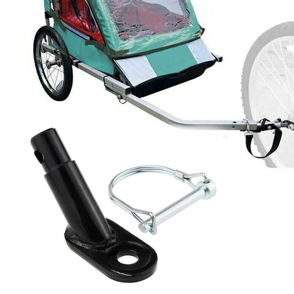 Con soporte de hebilla, adaptador de montaje, cabezal de remolque, acoplador de remolque de bicicleta, enganche, codo en ángulo, accesorio de bicicleta para InStep Schwinn