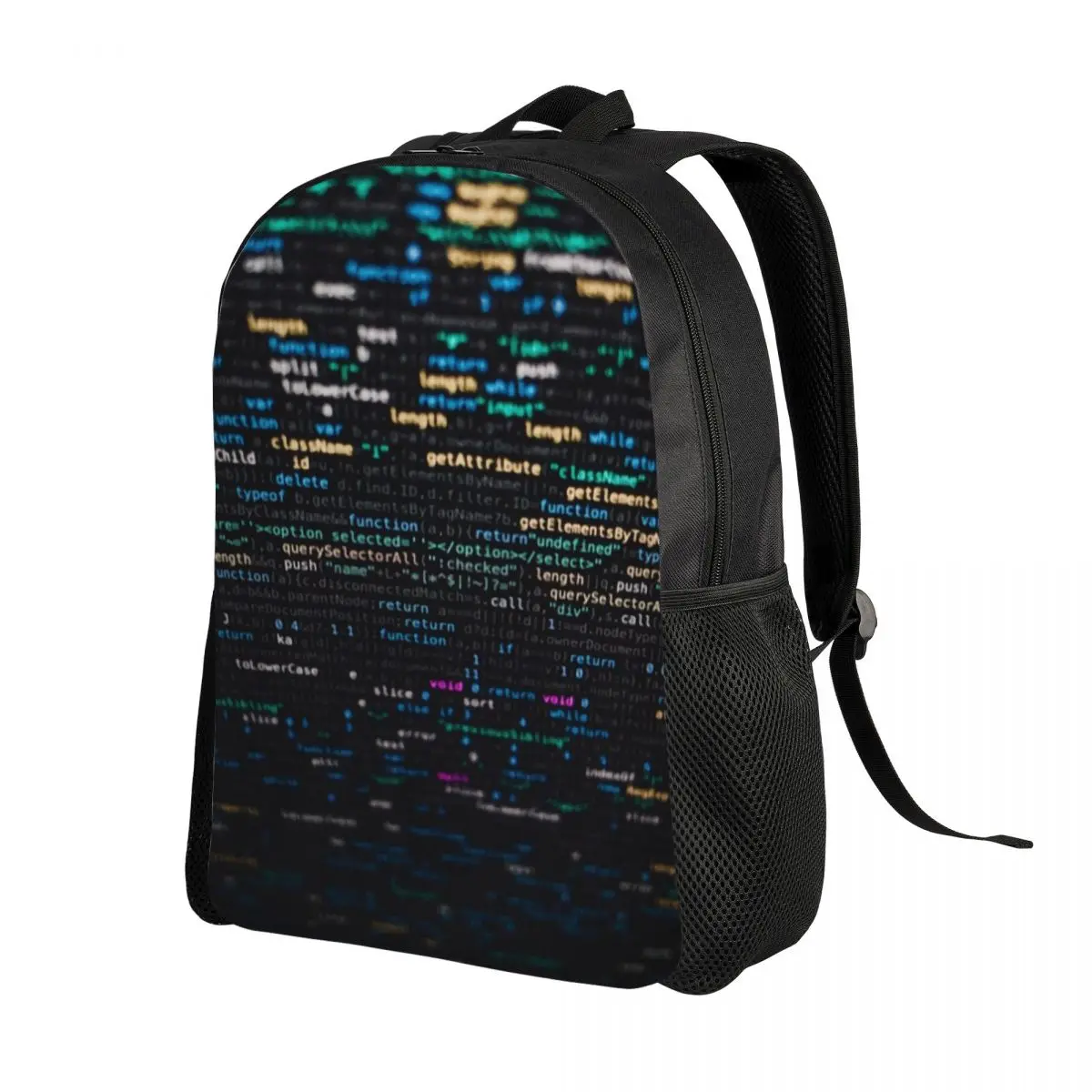 Customized Computer Programmer Programming Code Backpacks Hacker Coder School College Travel Bags Bookbag Fits 15 Inch Laptop