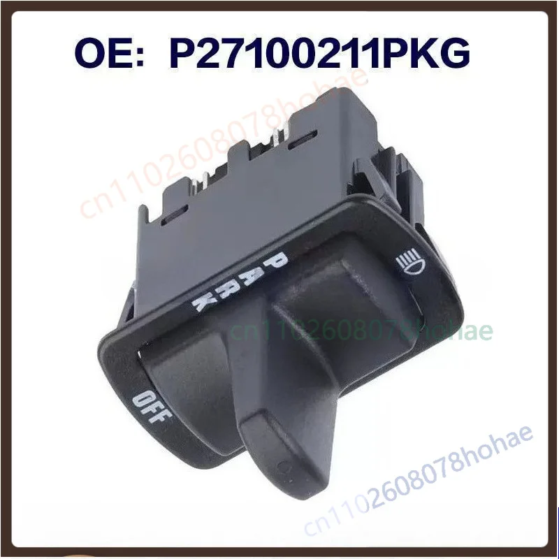 For Kenworth T2000 1997-2010 Heavy Duty Headlight Switch P27100211PKG 901-5402 Truck Headlamp Control Switch