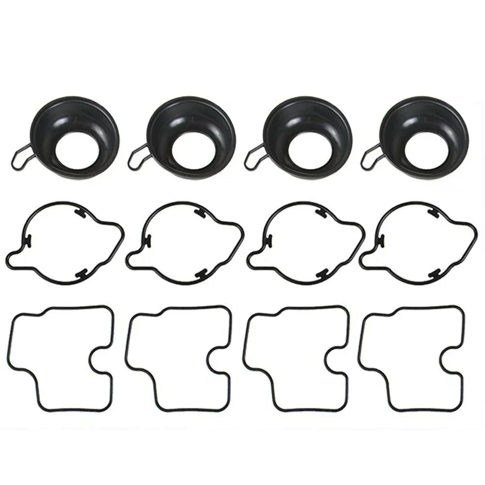 4 Sets Carburetor Repair Kit For Honda CBR600 F4 1999-2000 CBR600F4 Carburetor Repair Kit Plunger Diaphragm