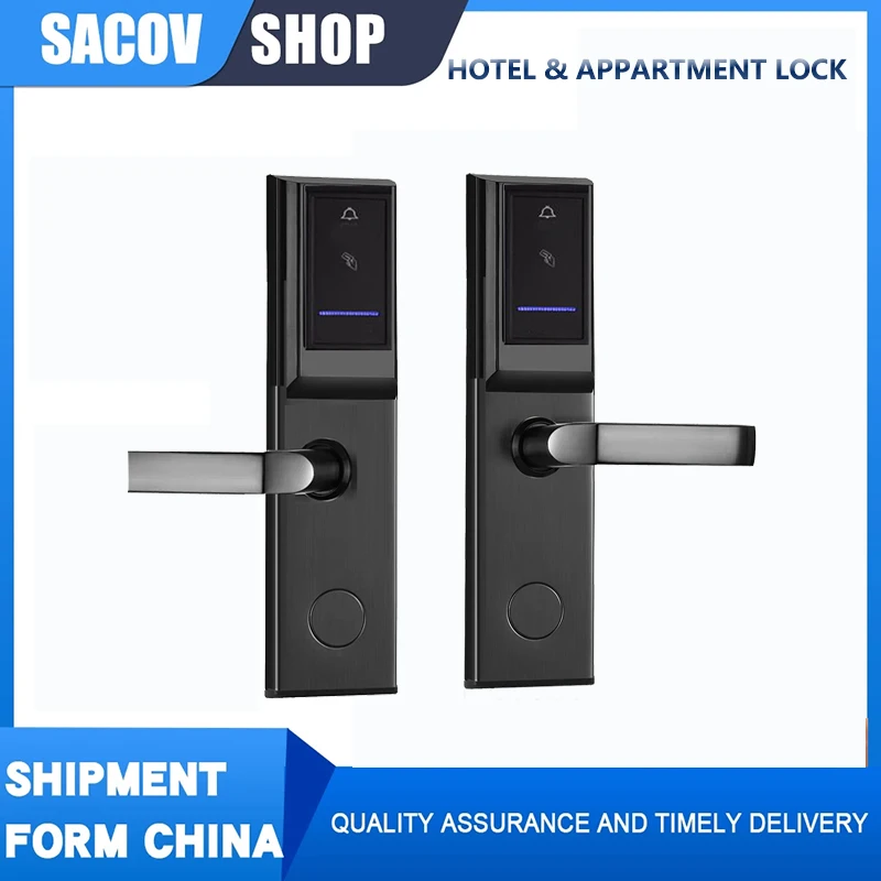 Materiale in acciaio inossidabile Smart Mifare Card Electronic Hotel Lock System all'ingrosso Electronic RF Key Card Door Lock Hotel